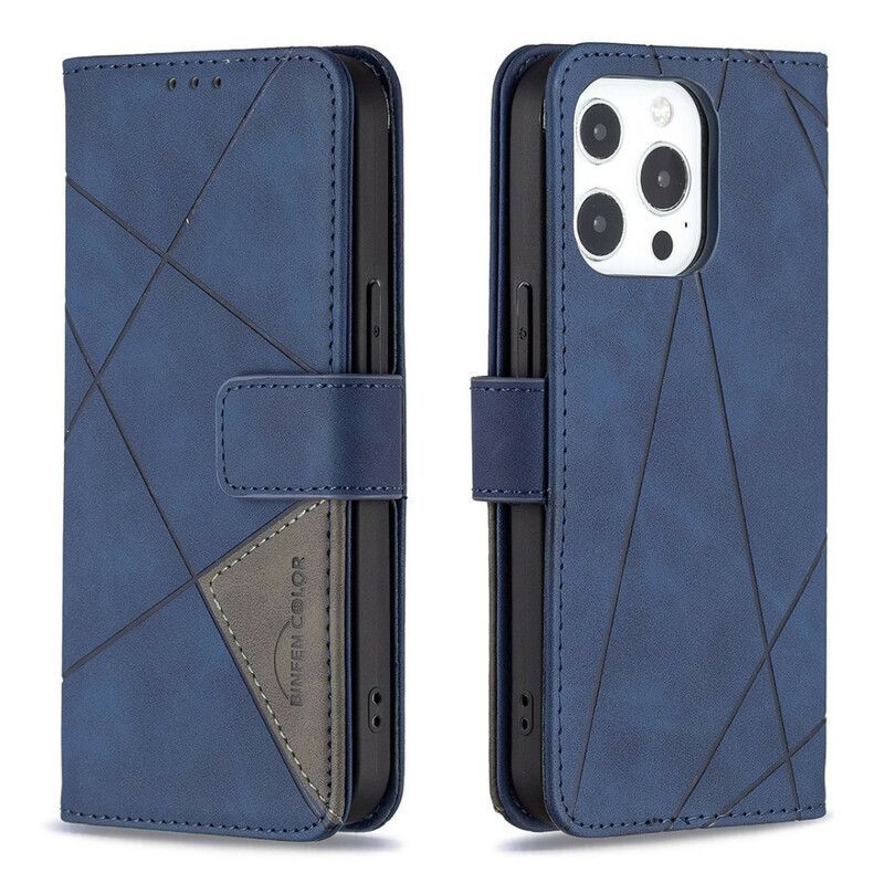 Etui Folio Iphone 13 Pro Trójkąty Kolorów Binfen Etui Ochronne