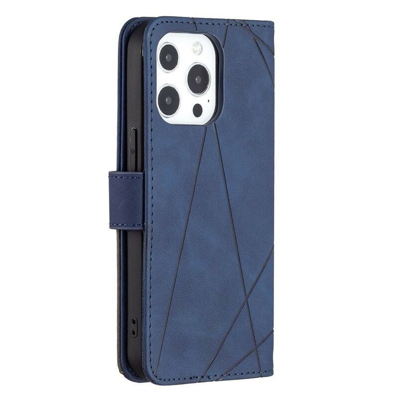 Etui Folio Iphone 13 Pro Trójkąty Kolorów Binfen Etui Ochronne