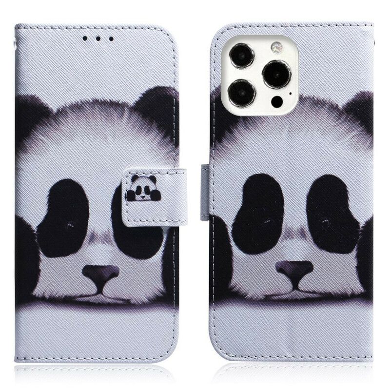 Etui Folio Iphone 13 Pro Twarz Pandy