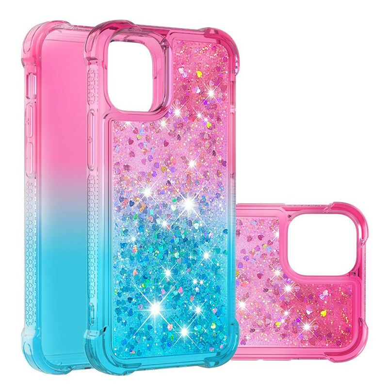 Etui Iphone 13 Pro Brokatowe Kolory