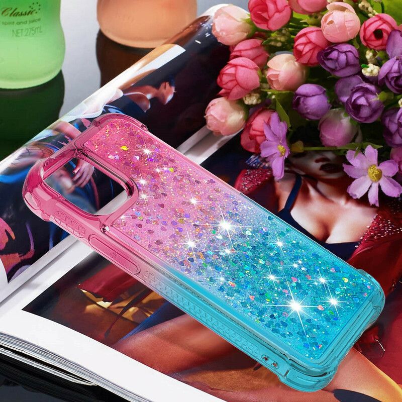 Etui Iphone 13 Pro Brokatowe Kolory