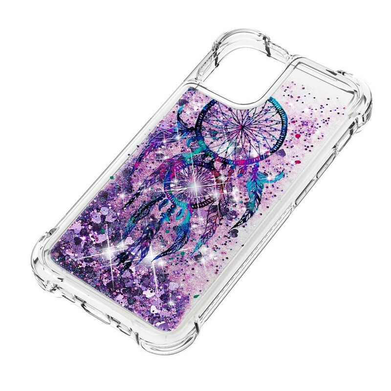 Etui Iphone 13 Pro Brokatowy Łapacz Snów