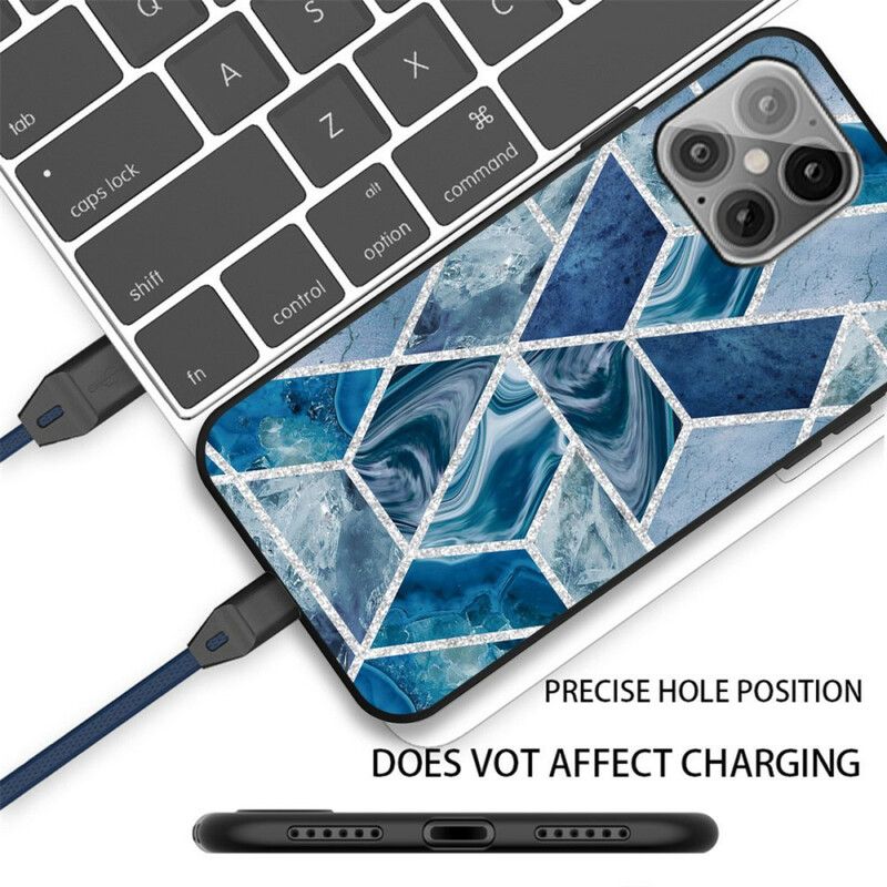 Etui Iphone 13 Pro Brokatowy Marmur