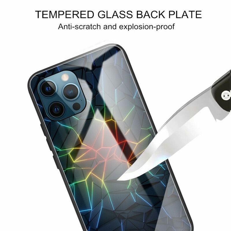 Etui Iphone 13 Pro Geometria Szkła Hartowanego