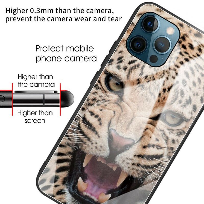 Etui Iphone 13 Pro Leopard Szkło Hartowane