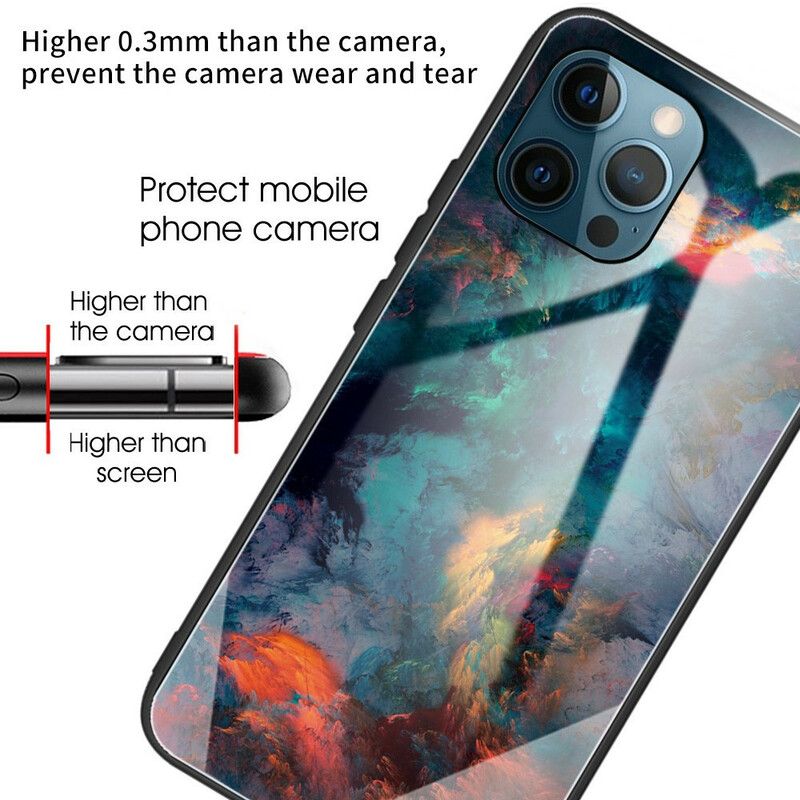 Etui Iphone 13 Pro Niebo Szkło Hartowane