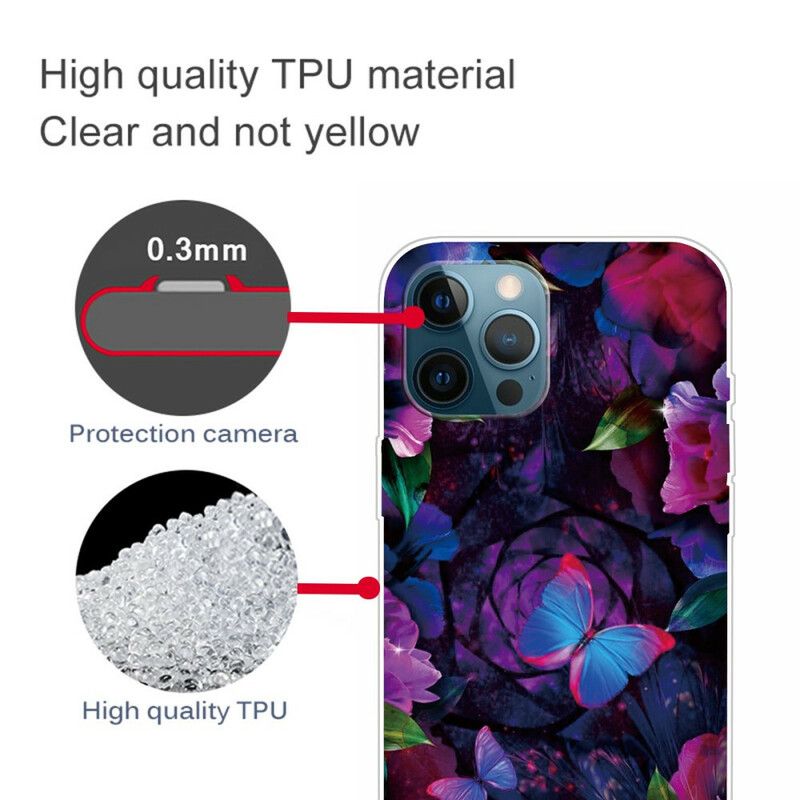 Etui Iphone 13 Pro Odmiana Motyli