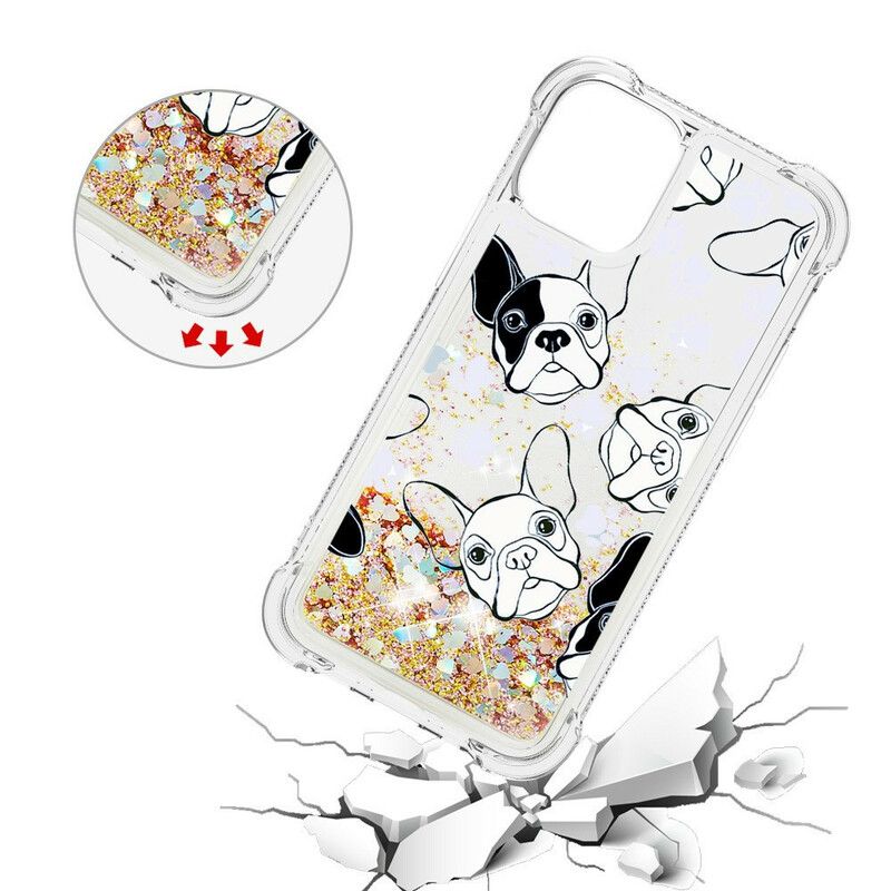 Etui Iphone 13 Pro Pan Pies Cekiny