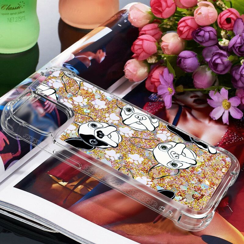 Etui Iphone 13 Pro Pan Pies Cekiny