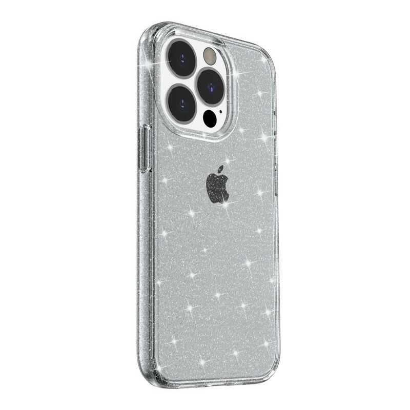 Etui Iphone 13 Pro Przezroczyste Cekiny Etui Ochronne