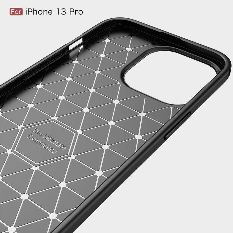 Etui Iphone 13 Pro Szczotkowane Włókno Węglowe