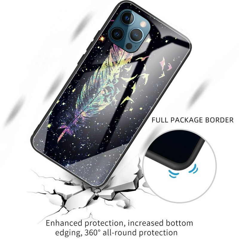 Etui Iphone 13 Pro Szkło Hartowane Z Piór Etui Ochronne