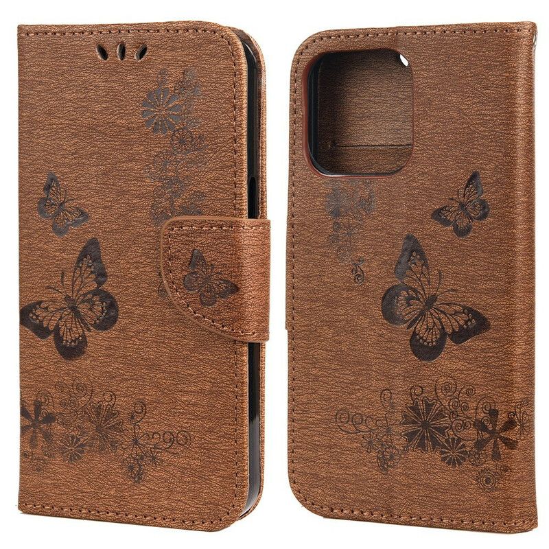 Obudowa Iphone 13 Pro Etui Na Telefon Splendid Strap Motyle