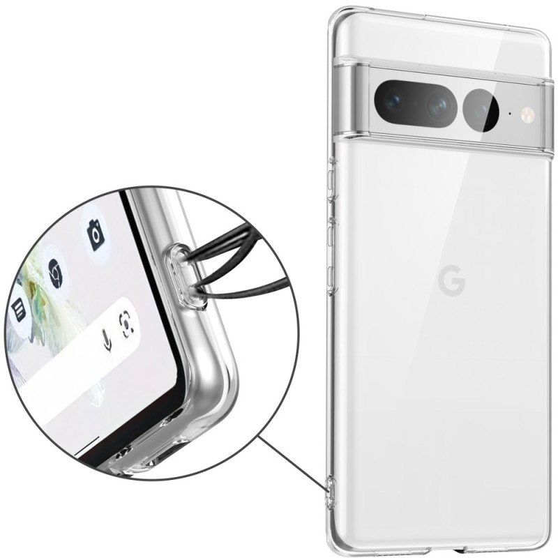 Etui do Google Pixel 7 Pro Błyszcząca Sztuczna Skóra