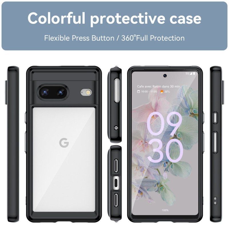 Etui do Google Pixel 7 Przezroczysta Hybryda