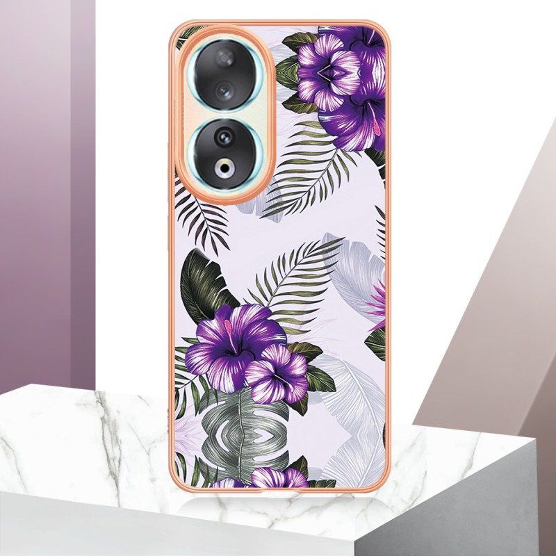 Etui do Honor 90 Kwiatowy