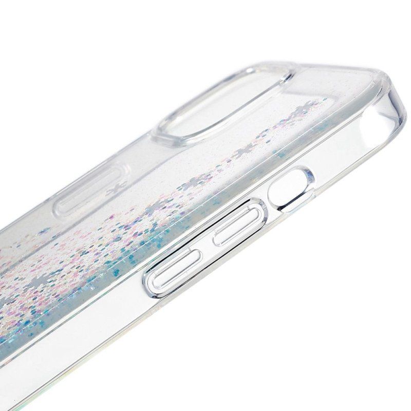 Etui do iPhone 14 Cekiny Płatki