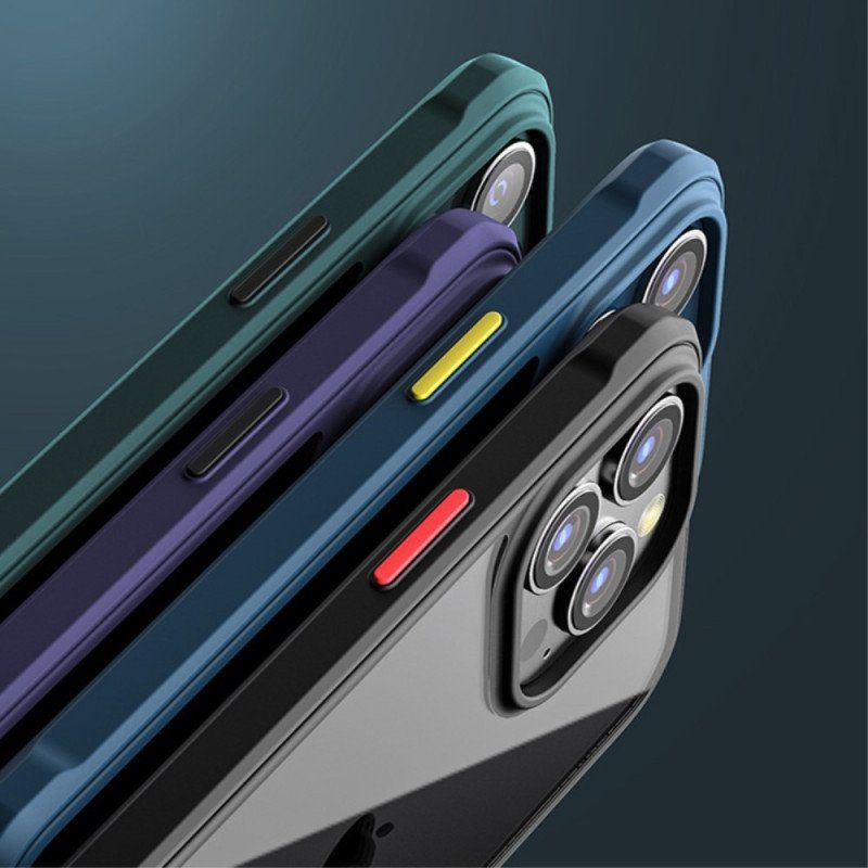 Etui do iPhone 14 Pro Hybrydowe Kolorowe Guziki