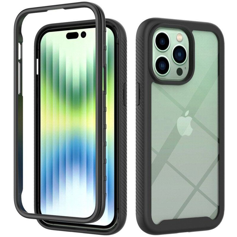 Etui do iPhone 14 Pro Max Hybrydowy Zderzak Ramy