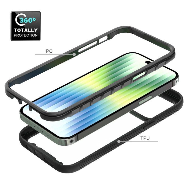 Etui do iPhone 14 Pro Max Hybrydowy Zderzak Ramy