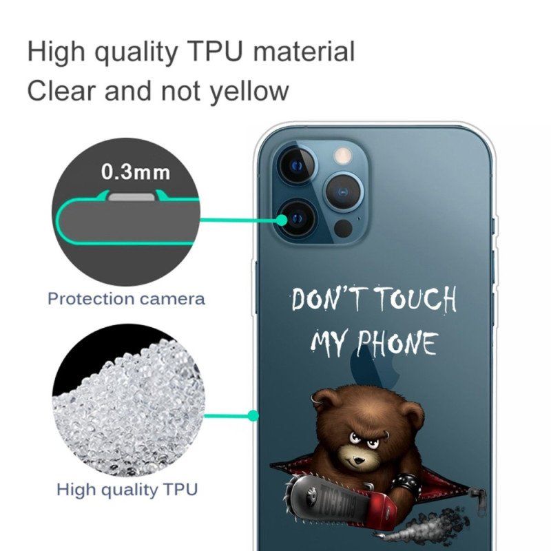 Etui do iPhone 14 Pro Max Marsjański Niebezpieczny Niedźwiedź