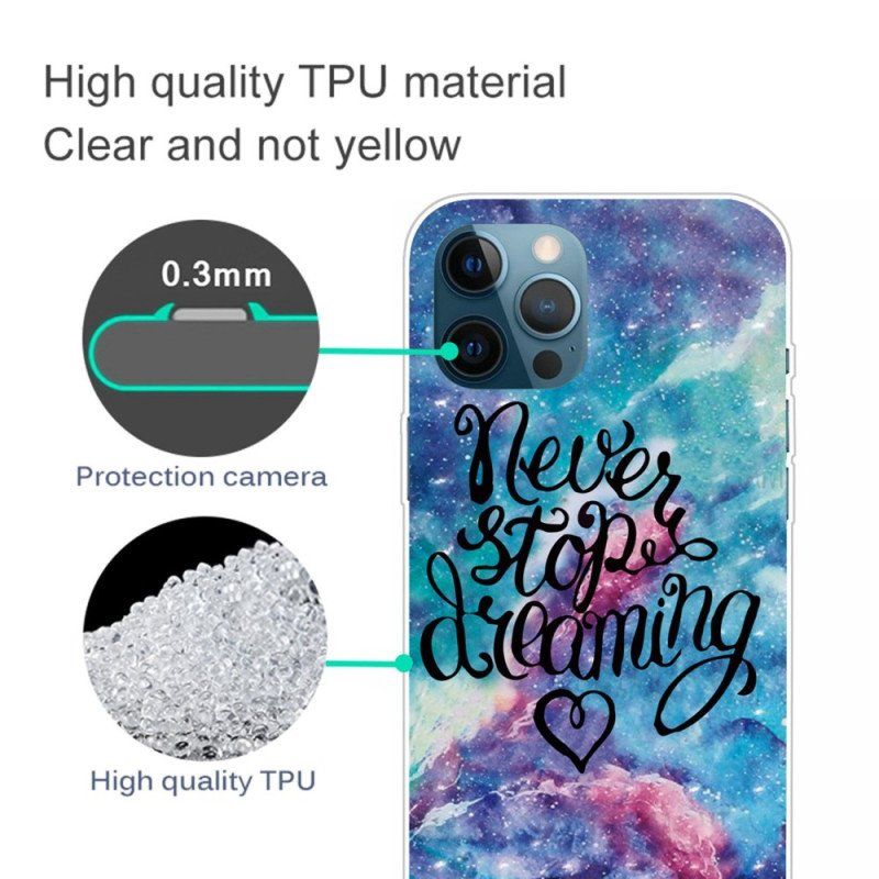 Etui do iPhone 14 Pro Max Nigdy Nie Przestawaj Marzyć