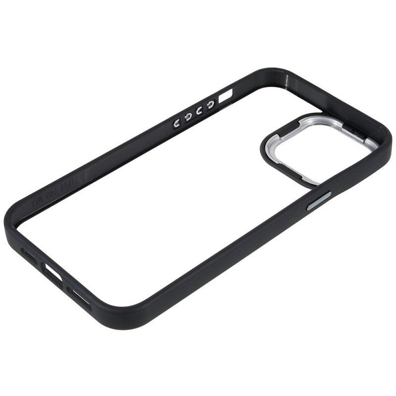 Etui do iPhone 14 Pro Max Przezroczyste Kolorowe Krawędzie