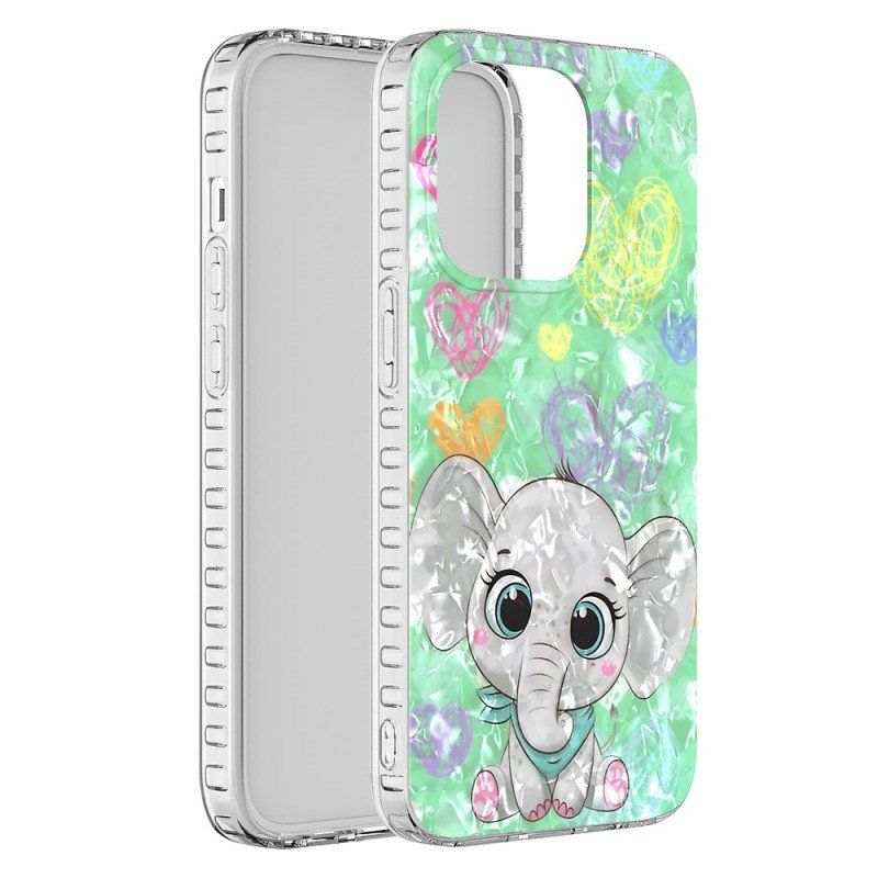 Etui do iPhone 14 Pro Max Stylowy Słoń