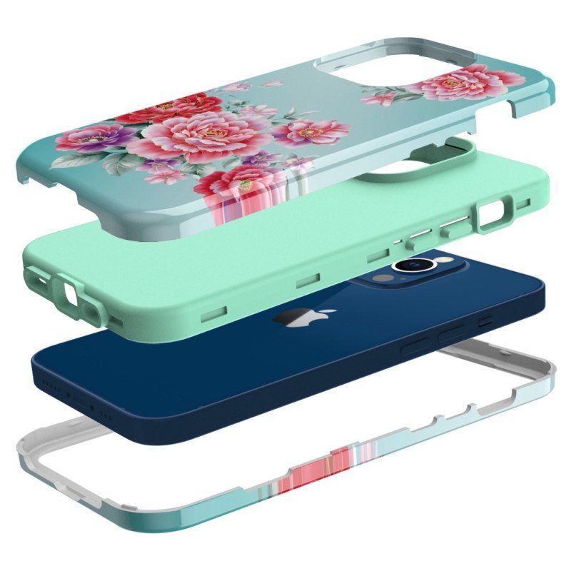 Etui do iPhone 14 Pro Max Zabytkowe Kwiaty