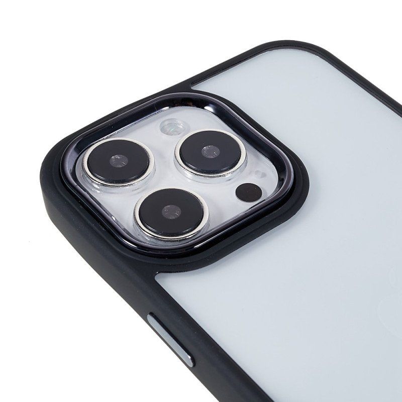 Etui do iPhone 14 Pro Przezroczyste Kolorowe Krawędzie