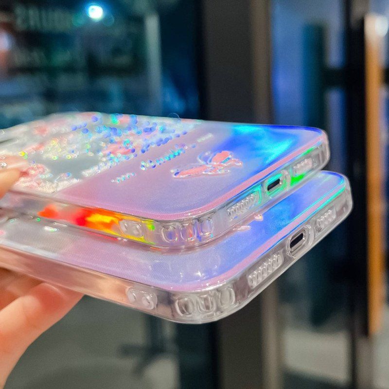 Etui do iPhone 14 Pro Silikonowy Wzór Laserowy