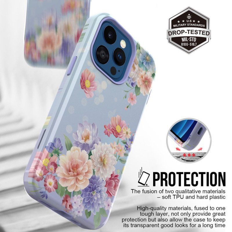 Etui do iPhone 14 Pro Zabytkowe Kwiaty