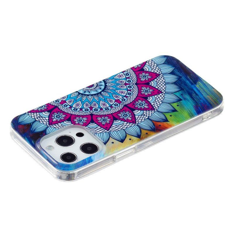 Etui do iPhone 15 Pro Fluorescencyjna Mandala