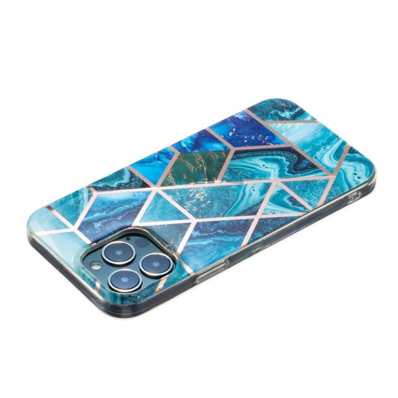 Etui do iPhone 15 Pro Max Marmur Geometryczny