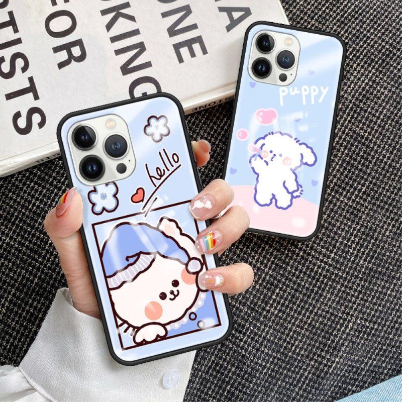 Etui do iPhone 15 Pro Szkło Hartowane Happy Rabbit