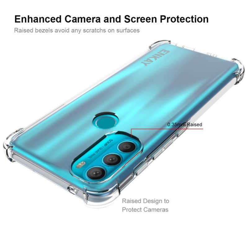 Etui do Moto G71 5G Przezroczysty Enkay