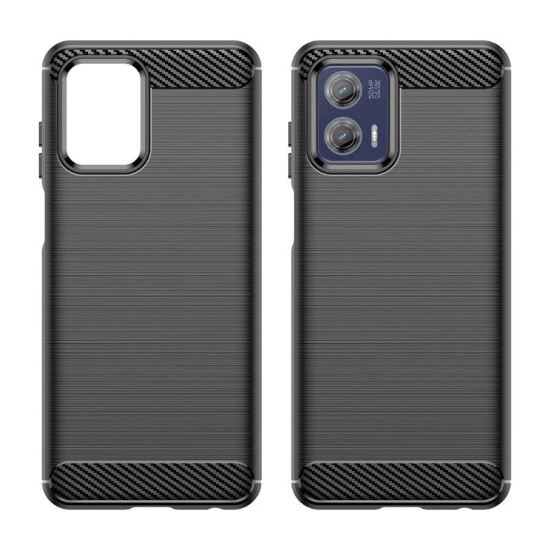 Etui do Moto G73 5G Szczotkowane Włókno Węglowe