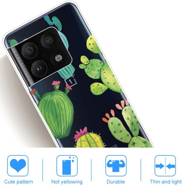 Etui do OnePlus 10 Pro 5G Akwarela Kaktusy