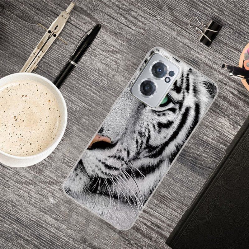 Etui do OnePlus Nord CE 2 5G Biały Tygrys