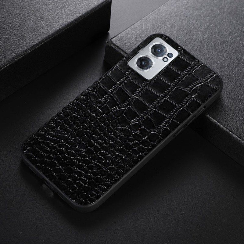 Etui do OnePlus Nord CE 2 5G Krokodyl Tekstura