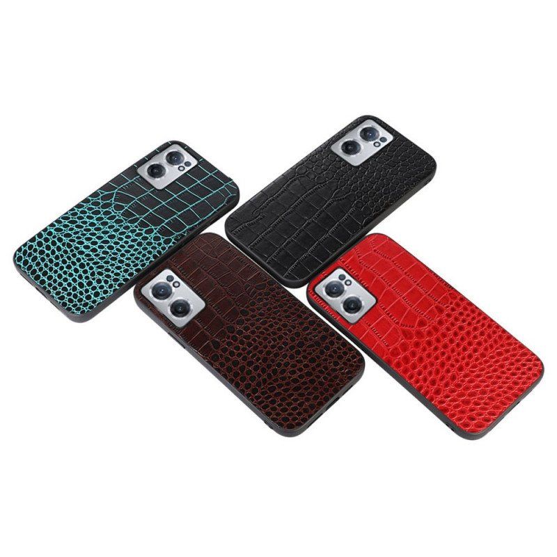 Etui do OnePlus Nord CE 2 5G Krokodyl Tekstura