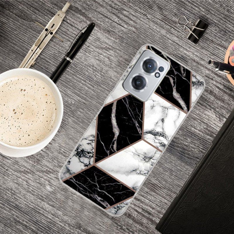 Etui do OnePlus Nord CE 2 5G Marmurowa Szachownica