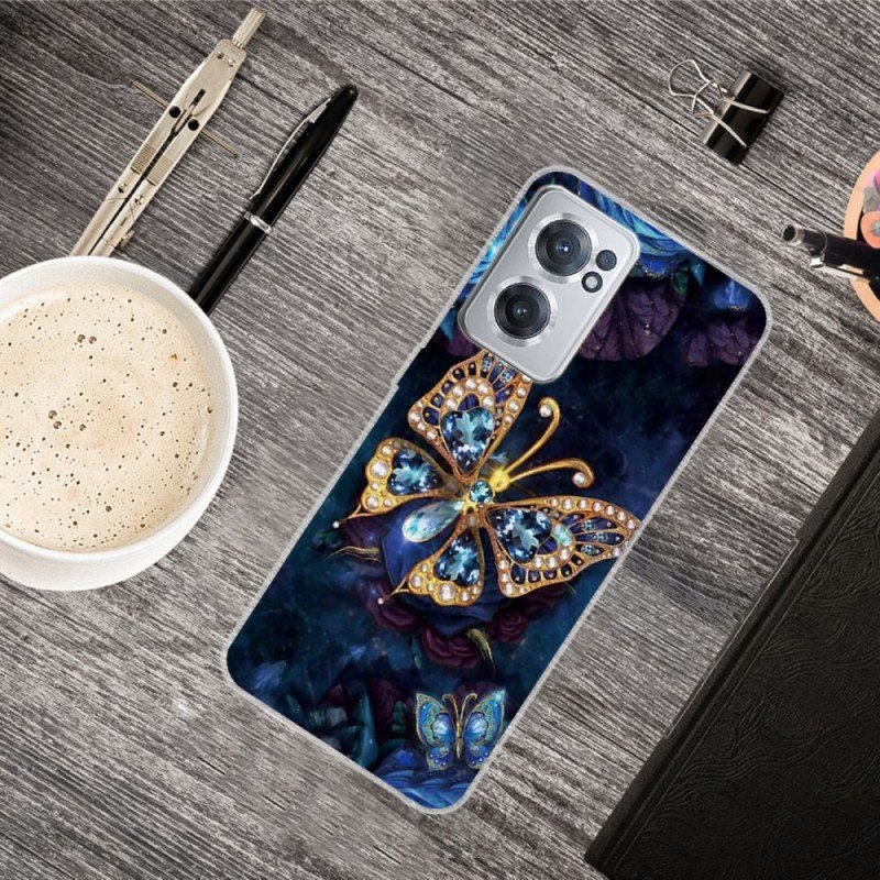 Etui do OnePlus Nord CE 2 5G Świetlisty Motyl