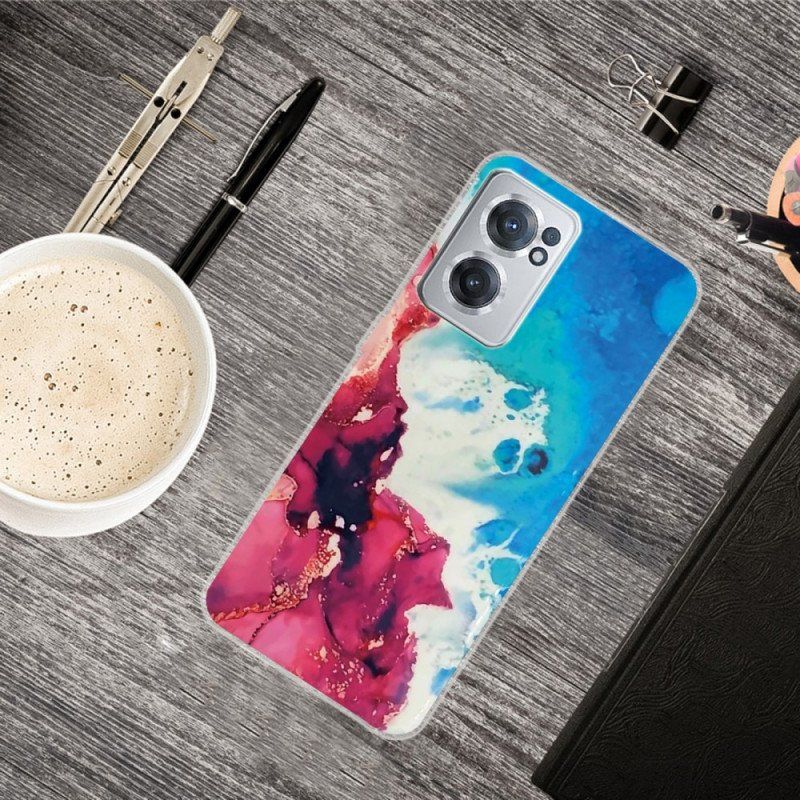 Etui do OnePlus Nord CE 2 5G Wodny Marmur