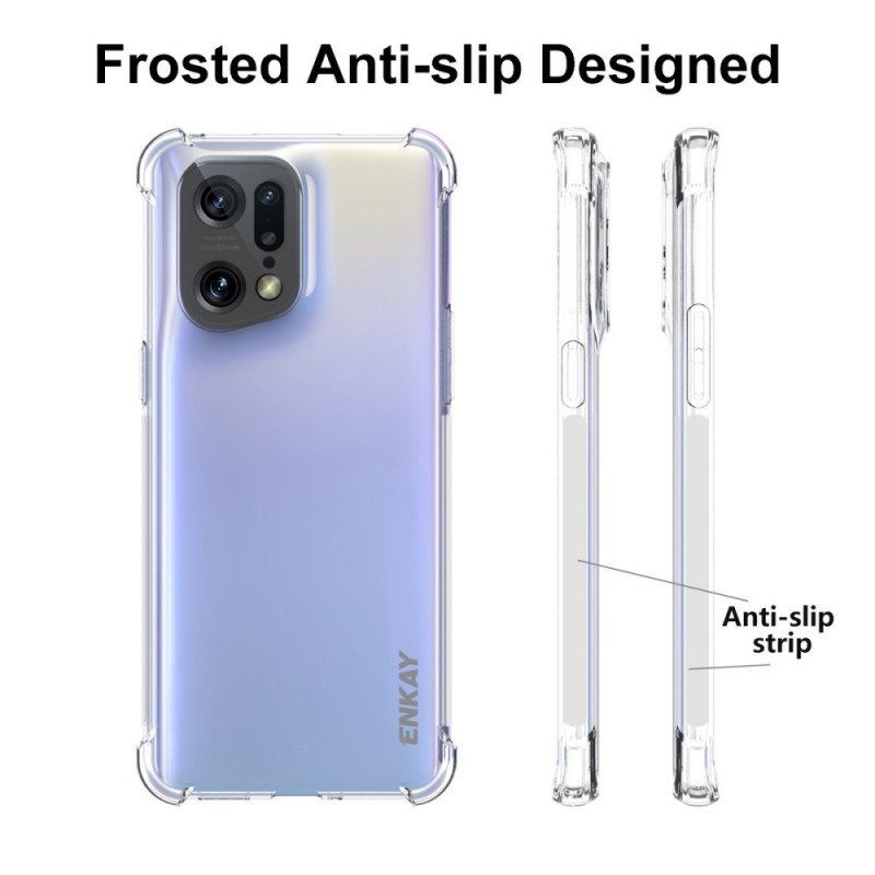 Etui do Oppo Find X5 Pro Przezroczysty Enkay