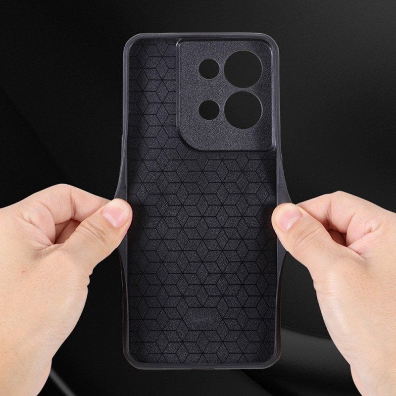 Etui do Oppo Reno 8 Efekt Skóry Azns