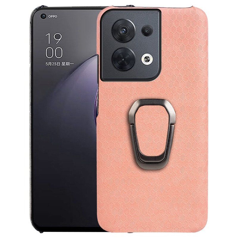 Etui do Oppo Reno 8 Plaster Miodu Ze Wspornikiem Pierścienia