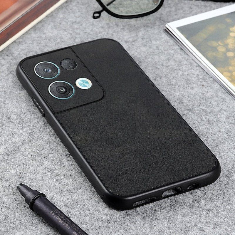 Etui do Oppo Reno 8 Stylizacja Skóry