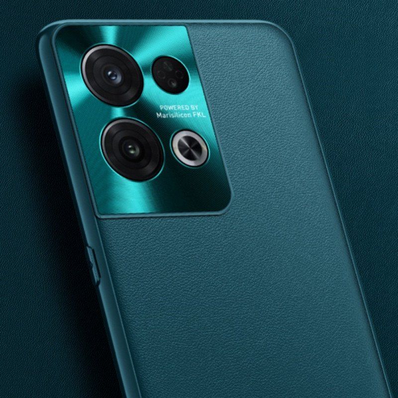 Etui do Oppo Reno 8 Wysokiej Jakości Sztuczna Skóra