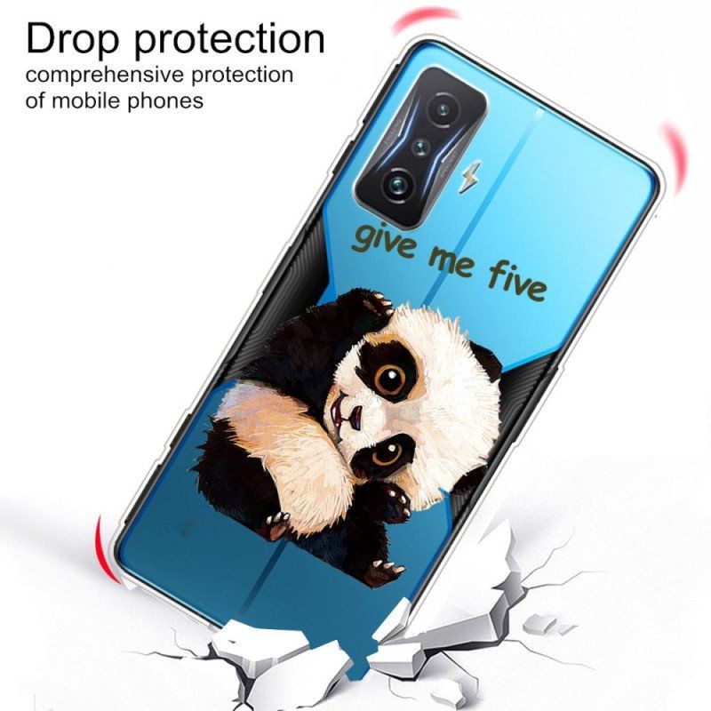 Etui do Poco F4 GT Panda Daj Mi Piątkę